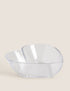 Medium Glass Heart Serving Bowl